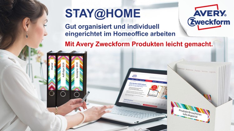 Stay@Home mit Avery Zweckform