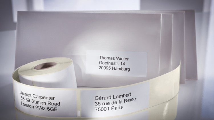 Adress-Rollenetiketten