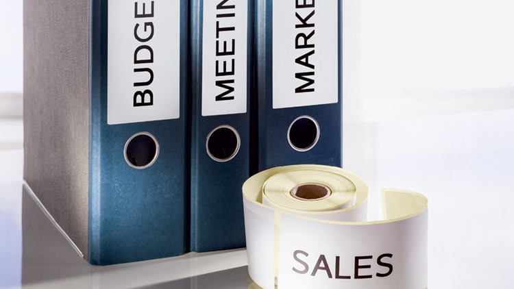 Ordner-Rollenetiketten