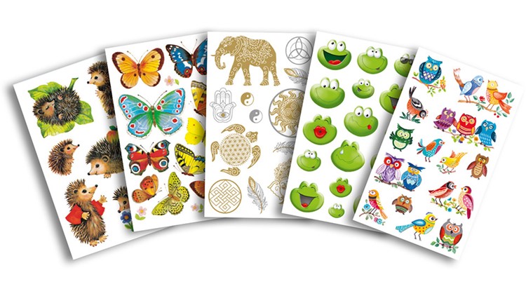 Kreative Sticker - Tiere