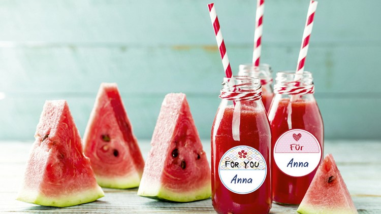 Deko-Sticker auf Rolle