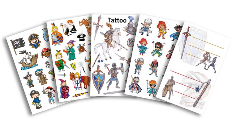 Sticker - Piraten, Ritter & Co. für Jungs