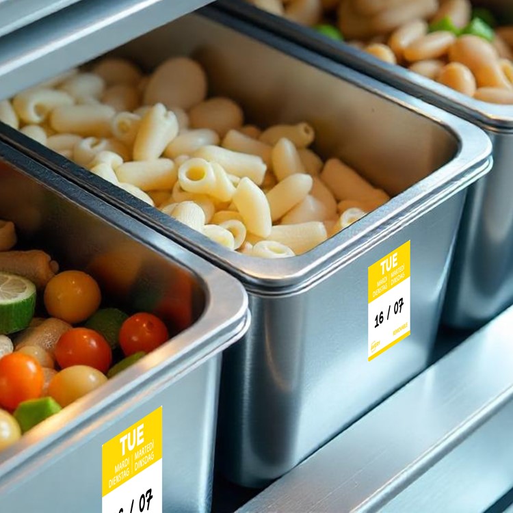 Etiketten zur Lebensmittelkennzeichnung