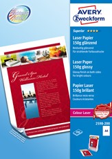 Avery Zweckform Superior Colour Laser Papier glänzend A4 150g