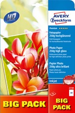 Avery Zweckform Premium Inkjet Photopapier, A4, 250 g