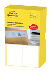 Avery Zweckform Frankier-Doppel-Etiketten 210x45 mm, 500 Etiketten