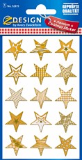 Z-Design Effektfolie Sticker Sterne