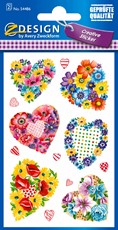 Z-Design Flower Sticker Blütenherz