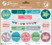 Z-Design Trend Sticker DEKO, Gute Wünsche, 38 Aufkleber