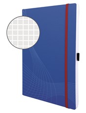 Avery Zweckform Softcover Notizbuch notizio, gebunden, kariert, DIN A4, blau