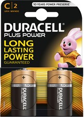 Duracell Plus Power Batterien, C 2er Pack