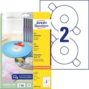 Avery Zweckform CD Etiketten ClassicSize, Durchmesser 117 mm, 25 Bögen