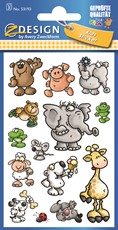 Z-Design Papier Sticker Tiere