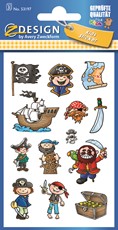 Z-Design Papier Sticker Piraten