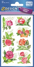 Z-Design Flower Sticker Rosen