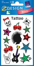 Z-Design wasserfeste Tattoos, Punk