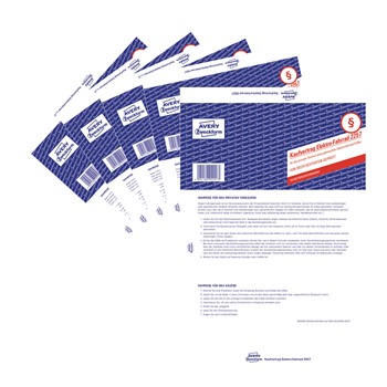 Avery Zweckform 2257-5, 2257-5 Kaufvertrag für den privaten Verkauf eines gebrauchten Elektro-Fahrrad/E-Bike, A4, blau