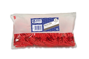 Avery Zweckform 2330, Lose, Nieten, Sicherheitslose, rot, "Leider verloren", 250 x 145 mm, 500 Stück