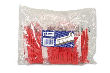Avery Zweckform 2331, Lose, Gewinnlose, Sicherheitslose, rot nummeriert von 1-500, 260 x 170 mm, 500 Stück
