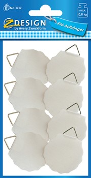 Z-Design 3732, Home - Bildaufhänger 30mm, weiß, 8 Stück