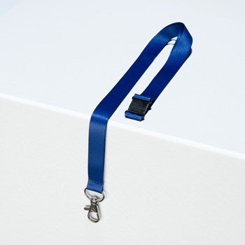 Avery Zweckform 4842B, Lanyards, Textilband mit Karabiner, 15 x 440 mm, blau, 10 Stück