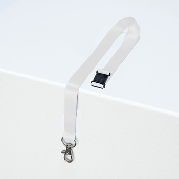Avery Zweckform 4842W, Lanyards, Textilband mit Karabiner, 15 x 440 mm, weiß, 10 Stück