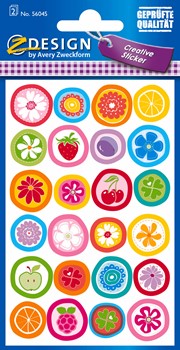 Z-Design 56045, Creative Papiersticker, Buttons, 2 Bögen