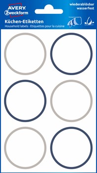 Avery Zweckform 63020, Haushaltsetiketten, Küchen-Etiketten, 24 Aufkleber