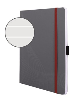 Avery Zweckform 7018, Notizbuch Notizio Medium, gebunden, Softcover, A5 liniert, 80 Seiten