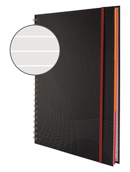 Avery Zweckform 7024, Notizbuch Notizio Premium, spiralgebunden, Hardcover, A4 liniert, 90 Seiten