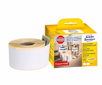 Avery Zweckform A1933087, Rollenetiketten, 59 x 190 mm, 1 Rolle/170 Etiketten, weiß