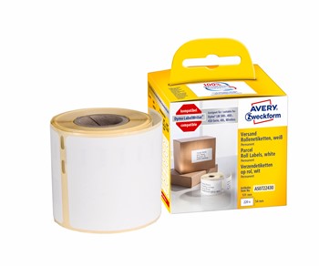 Avery Zweckform AS0722430, Rollenetiketten, 101 x 54 mm, 1 Rolle/220 Etiketten, weiß