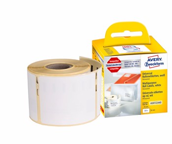 Avery Zweckform AS0722440, Rollenetiketten, 70 x 54 mm, 1 Rolle/320 Etiketten, weiß