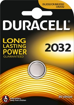 Duracell DUR033917, Elektronik-Batterie 2032, 3V, Lithium, 1 Stück