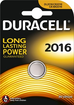 Duracell DUR033948, Elektronik-Batterie 2016, 3V, Lithium, 1 Stück
