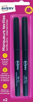 Avery Wäschemarker, Textil-Tinte, Schwarz (Avery Zweckform MARKVET)