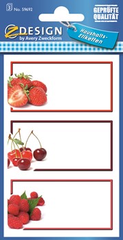 Z-Design 59692, Home Haushaltsetiketten, Fotos, 3 Bogen, Bogengröße 76 x 120 mm