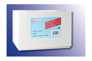 Avery Zweckform 2456, Computer-Papier, 305mm (12") x 240 mm, holzfrei, 2-fach, selbstdurchschreibend, weiß, blanko, 1000 Blatt