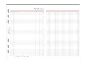 Avery Zweckform 50302, Chronoplan Aktivitäten/Ideen A5, 10 Blatt
