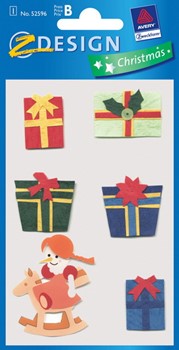Z-Design 52596, Christmas - Sticker Collage Motiv Geschenke, 1 Bogen