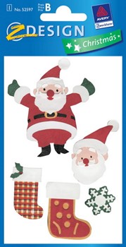 Z-Design 52597, Christmas - Sticker Collage Motiv Nikolaus, 1 Bogen