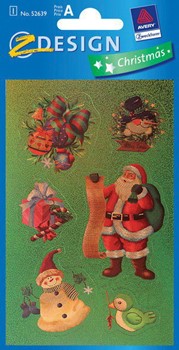Z-Design 52639, Christmas - Metallic Sticker, Motiv Niko, 1 Bogen