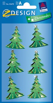 Z-Design 52670, Christmas - Weihnachten Collage Sticker Kugeln, 1 Bogen