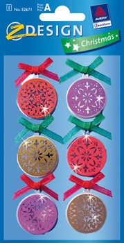 Z-Design 52671, Christmas - Weihnachten Collage Sticker Glocken, 1 Bogen