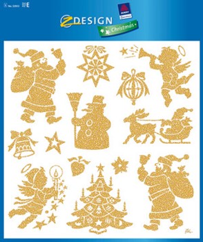 Z-Design 52933, Christmas - Fensterschmuck, Motiv groß Scherenschnitt, 1 Bogen