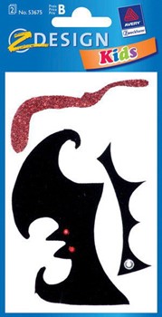 Z-Design 53675, Kids - Gesichts Sticker, Motiv Vampir, 2 Bogen