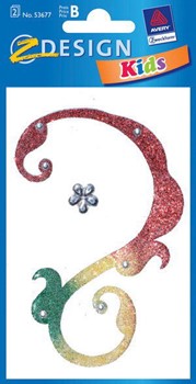 Z-Design 53677, Kids - Gesichts Sticker, Motiv Ornamente, 2 Bogen