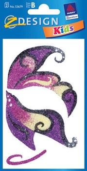 Z-Design 53679, Kids - Gesichts Sticker, Motiv Butterfly, 2 Bogen