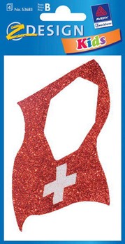 Z-Design 53683, Kids - Gesicht Sticker, Motiv Flaggen, 4 Bogen