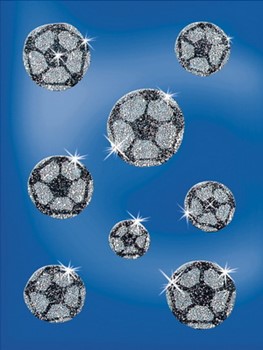 Z-Design 55691, Creative - Sticker Glamour Motiv Fußball, 1 Bogen